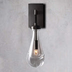 Raindrop Sconce MattBlack - Yami Lightings