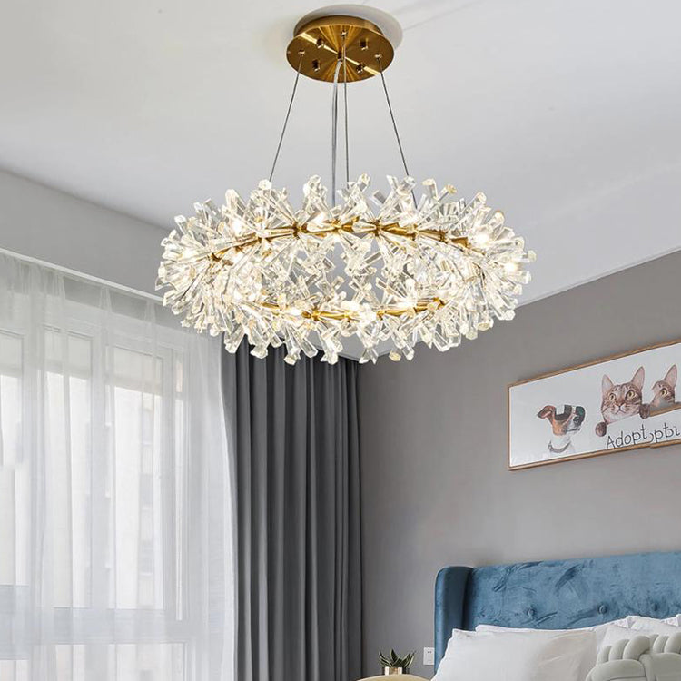 Kylia Ring Crystal Chandelier - Yami Lightings