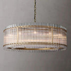 Marcia Glass Round Chandelier D48" - Yami Lightings