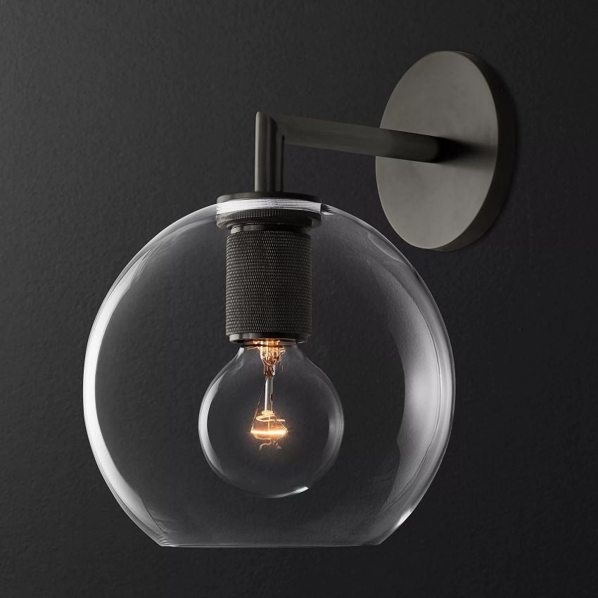 Globe Shade Sconce - Yami Lightings