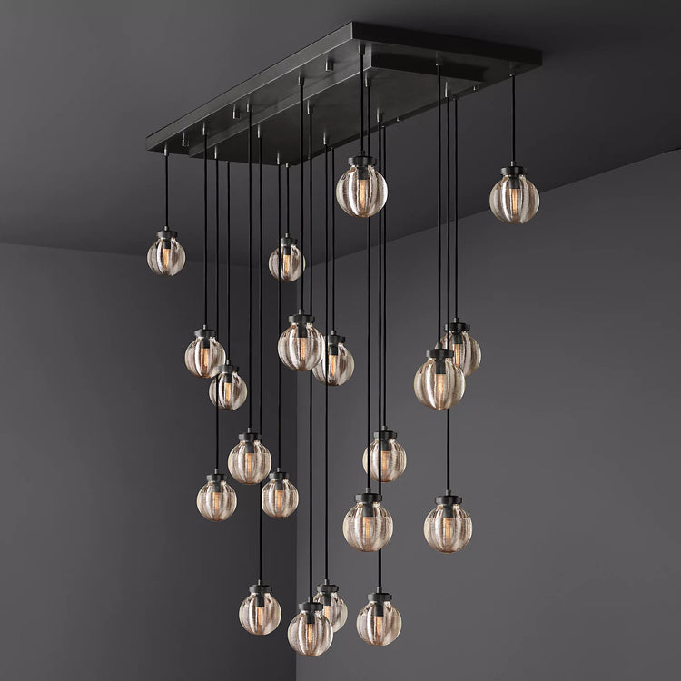Pearl Linear Chandelier - Yami Lightings