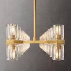 Industrial Rectangular Crystal Chandelier - Yami Lightings
