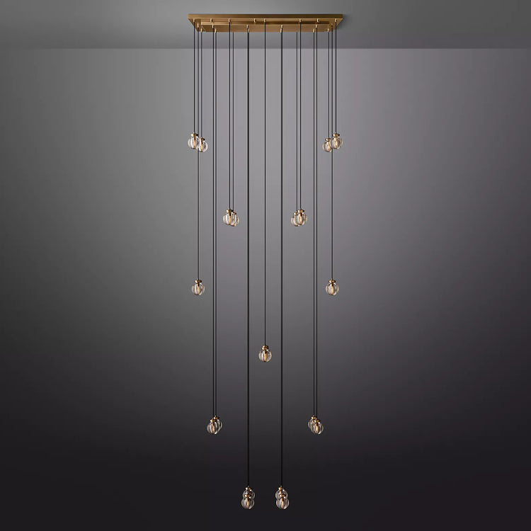 Pearl Linear Chandelier - Yami Lightings