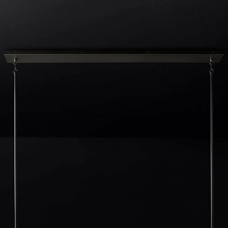 Penelope Modern Clear Glass Linear Chandelier - Yami Lightings