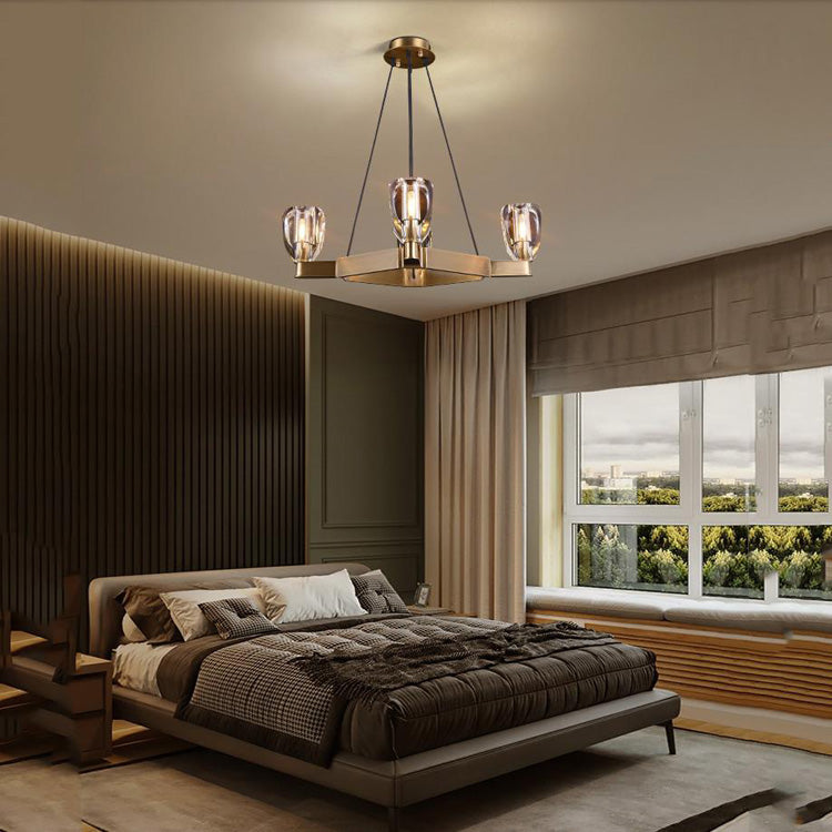 Constantine Square Crystal Chandelier - Yami Lightings
