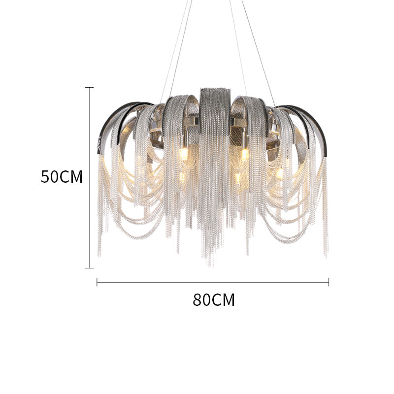 Alisa Modern Aluminum Chain Tassel - Yami Lightings