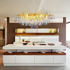 Modern Crystal Branch Raindrop Chandelier - Yami Lightings