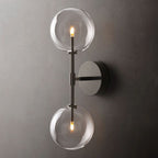 Sera Glass Globe Double Sconce